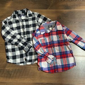 Boys Size 7-8 Plaid Flannel Bundle